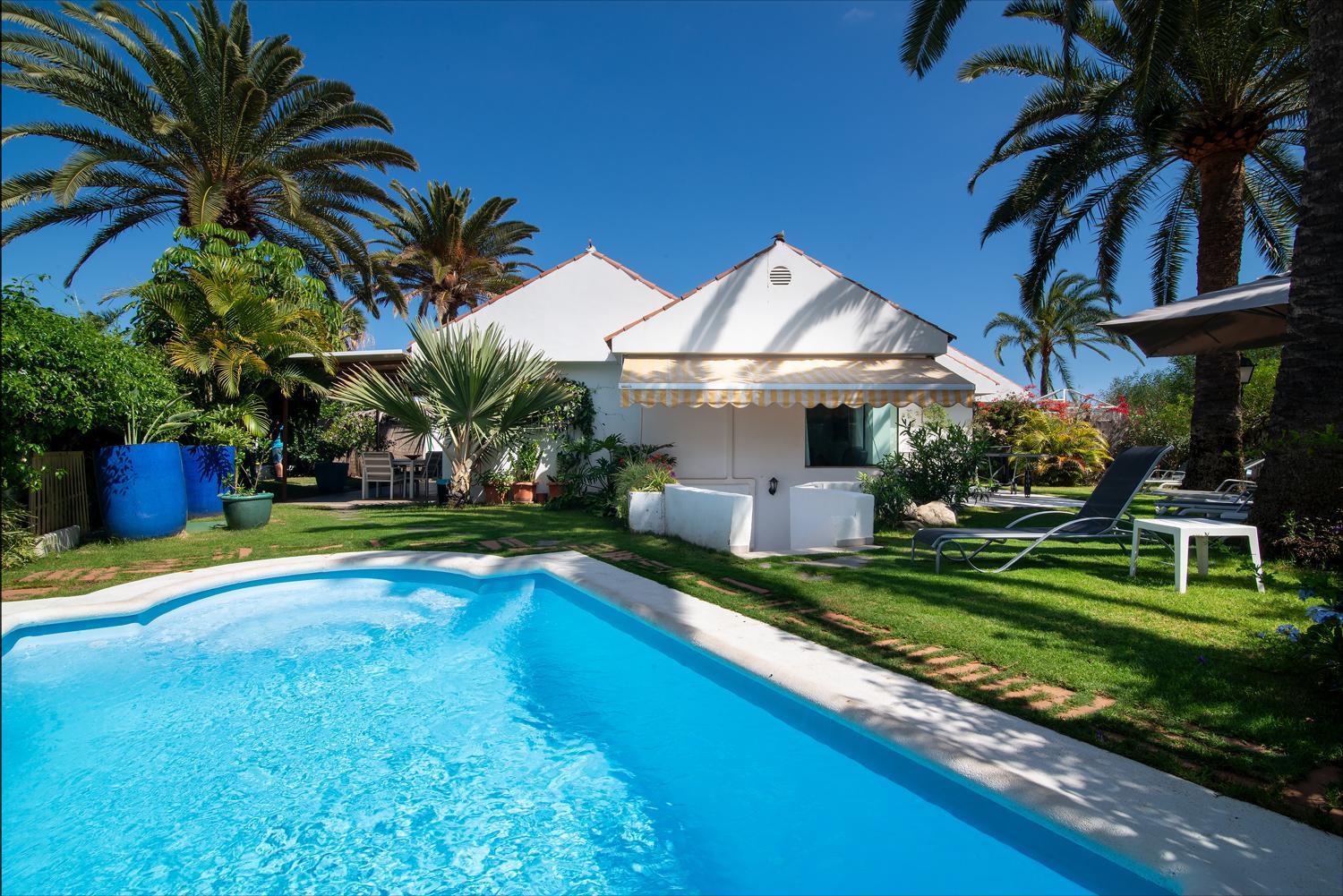 La Villa Calypso - Vivienda Vacacional Con Piscina Privada ماسبالوماس المظهر الخارجي الصورة